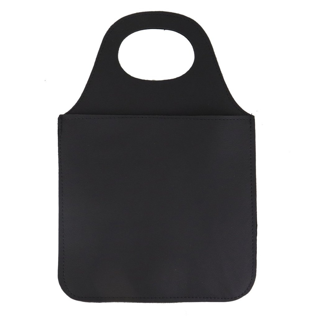 Porta Lixo Liso Para Carro de Couro Sintético