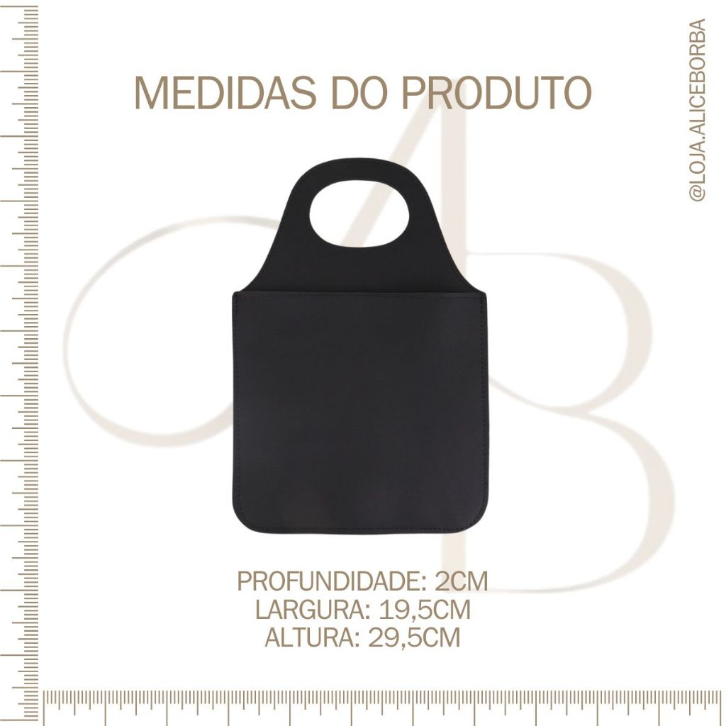 Porta Lixo Liso Para Carro de Couro Sintético