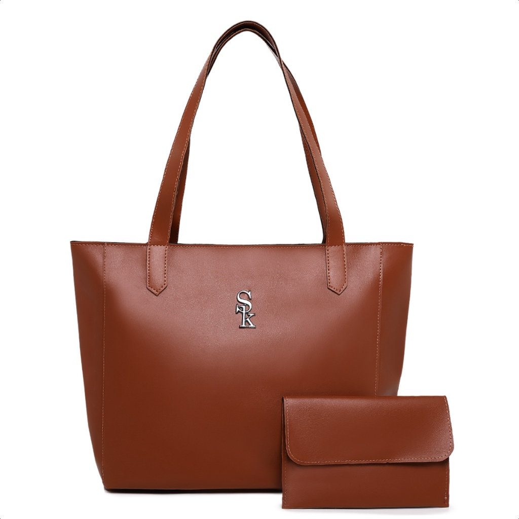 Bolsa Sacola London Skybag + Carteira em Courino