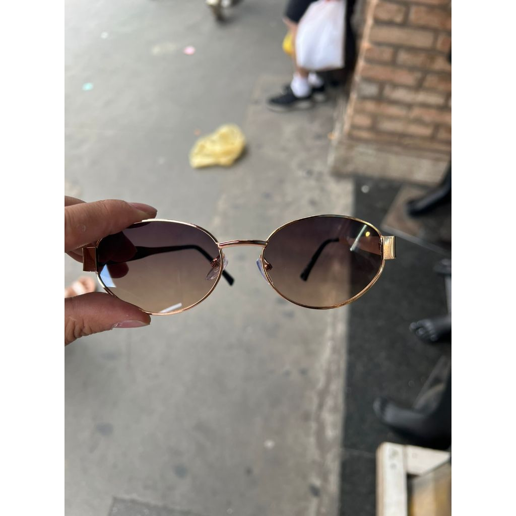 Óculos De Sol Retrô Ovais Unisex Com Armações De Metal, Estilo Fashion 2025