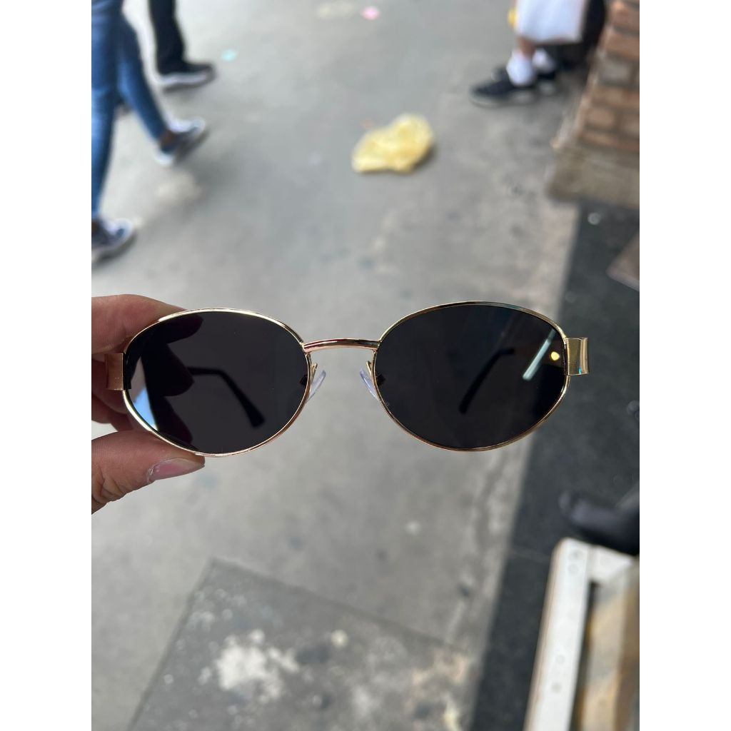 Óculos De Sol Retrô Ovais Unisex Com Armações De Metal, Estilo Fashion 2025