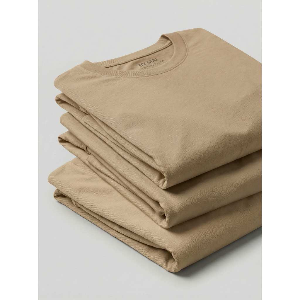 Kit 3 Camisetas Femininas Básicas Babylook 100% Algodão Lisa Confortável