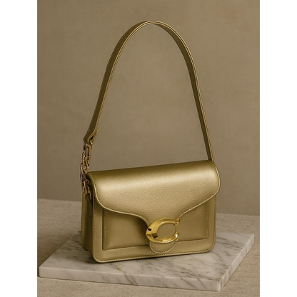 Bolsa Feminana C Carmen Com Ferragem Plastico e Alca de Ombro