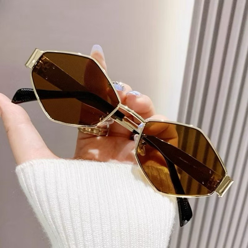 Óculos De Sol Retrô Ovais Unisex Com Armações De Metal, Estilo Fashion 2025